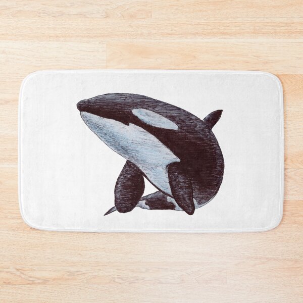Item preview, Nalani the Killer Whale Scribble Drawing designed and sold by ArtyOrca.