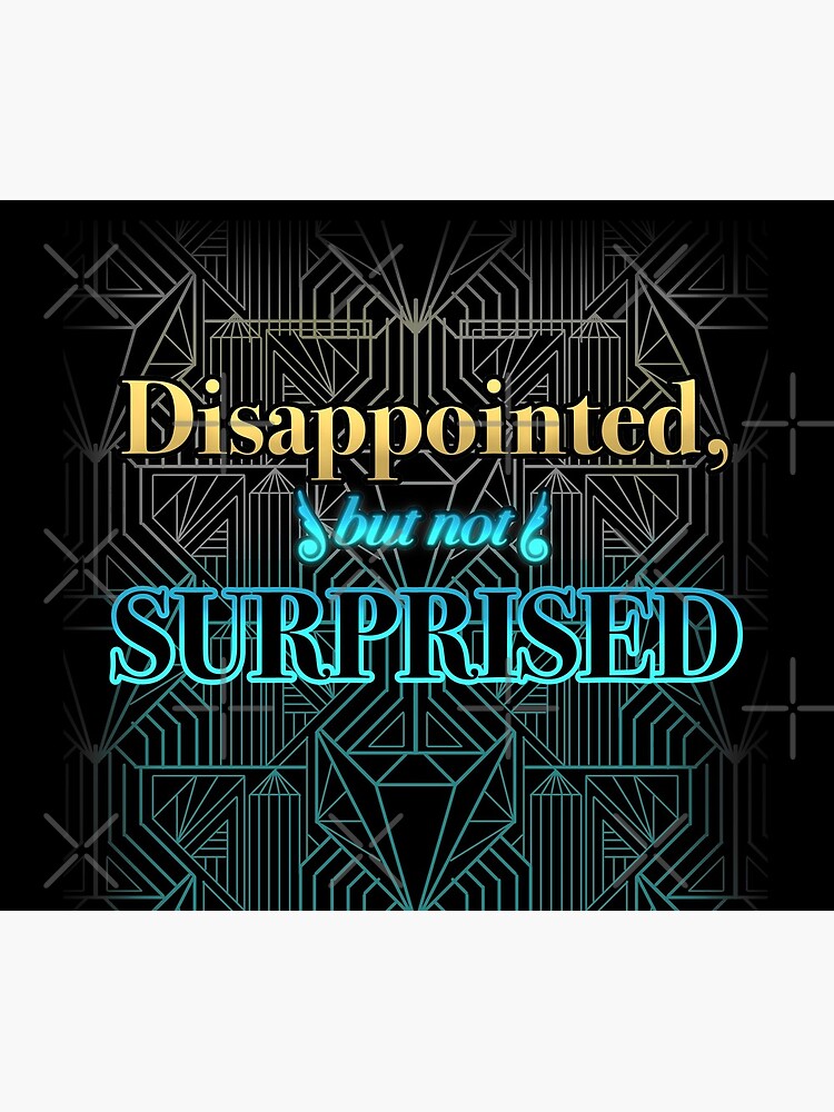 Disappointed, But Not Surprised by OSPYouTube