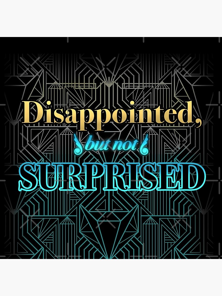 Disappointed, But Not Surprised by OSPYouTube