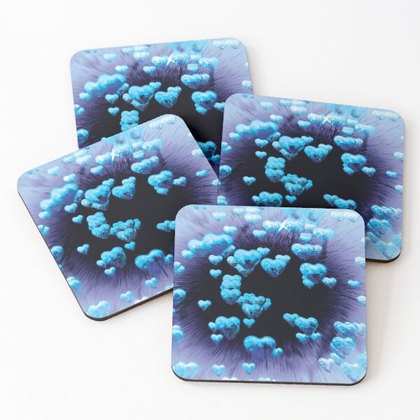 Item preview, blue hearts designed and sold by cglightNingART.