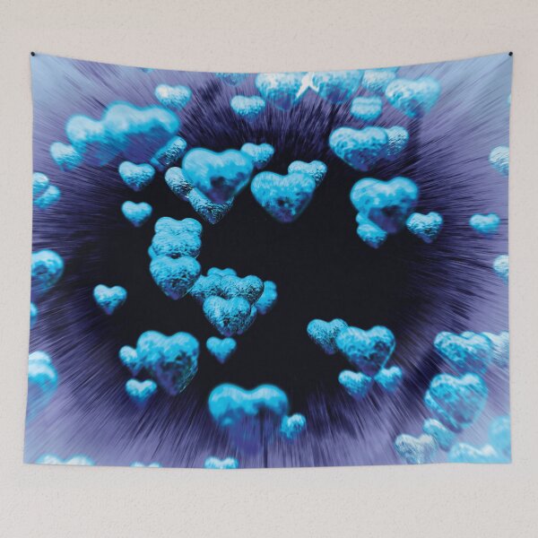 Item preview, blue hearts designed and sold by cglightNingART.