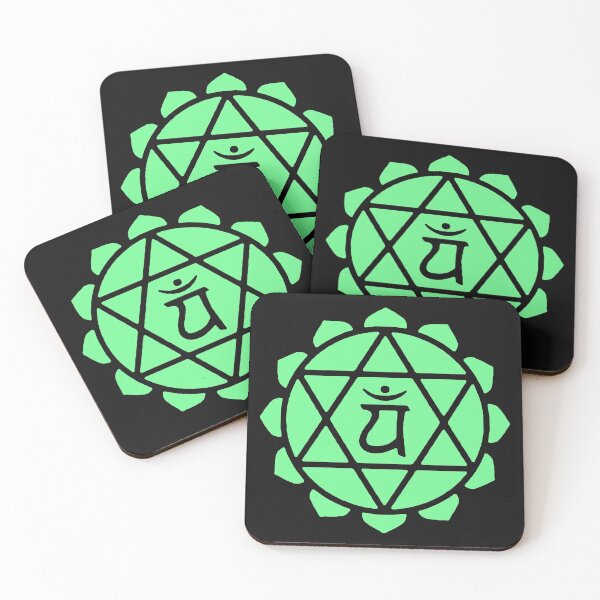 Item preview, The Heart Chakra Anahata Green Yoga Reiki Meditation Symbols designed and sold by Michallandsberg.