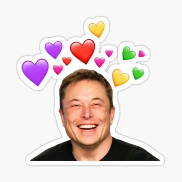 Item preview, Elon Musk Hearts designed and sold by Silicon Valley Probs.
