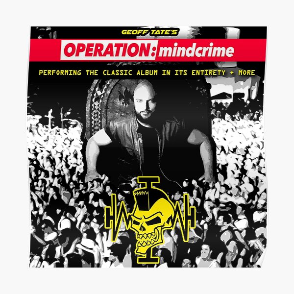 Queensrych Operation Mindcrime Album Cover Single Canvas Wall Art Poster Print