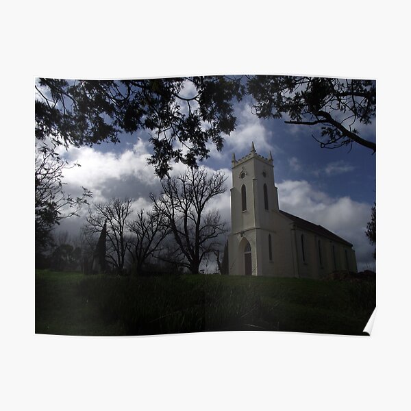 Church at Windemere - moody shot Poster
