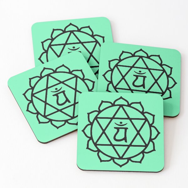 Item preview, The Heart Chakra Anahata Green Yoga Reiki Meditation Symbols designed and sold by Michallandsberg.