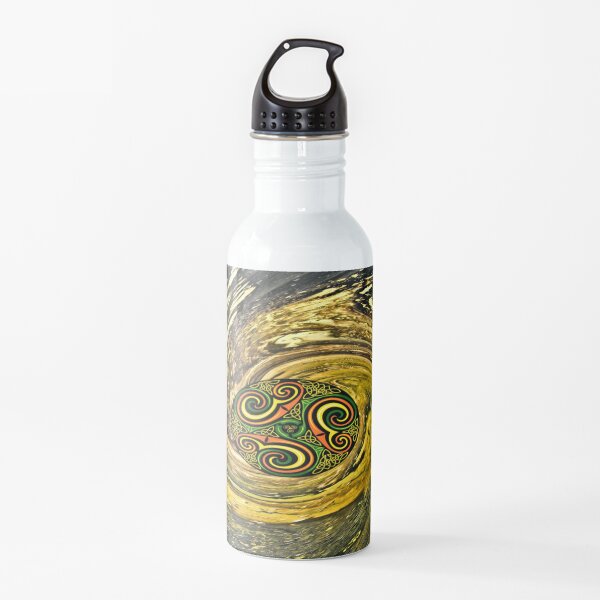 Celtic Spinning Orb Gold Water Bottle