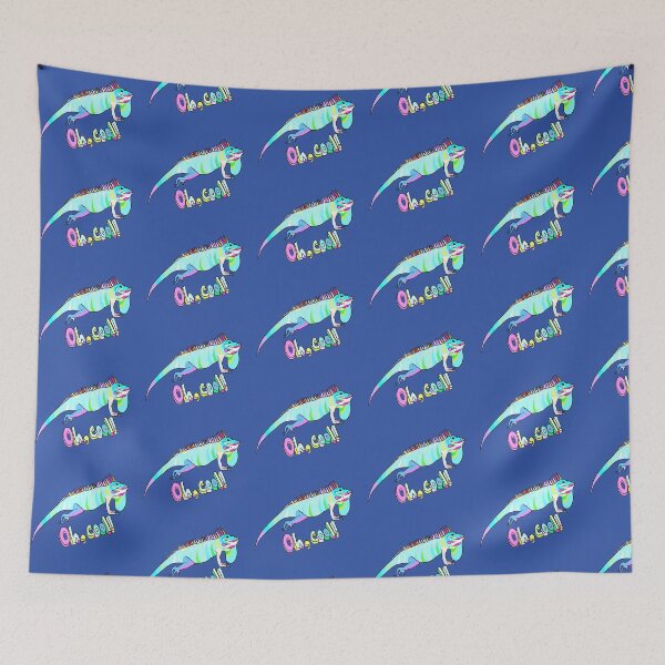 Item preview, "Oh, cool!" Iguana designed and sold by BigWithBugEyes.