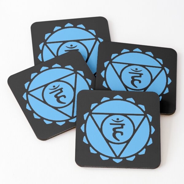 Item preview, The Throat Chakra Vishuddhi Blue Yoga Reiki Meditation Symbols designed and sold by Michallandsberg.