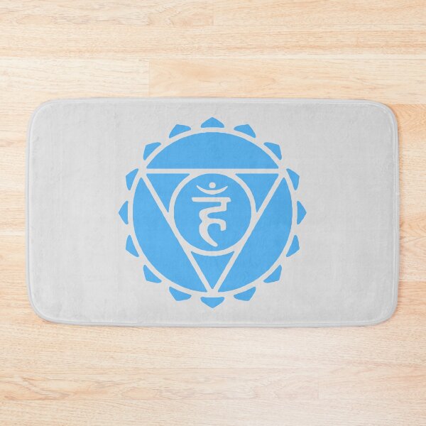 Item preview, The Throat Chakra Vishuddhi Blue Yoga Reiki Meditation Symbols designed and sold by Michallandsberg.