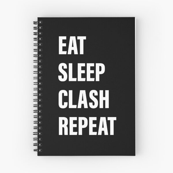 Item preview, Eat Sleep Clash Repeat Funny Gift designed and sold by derradji.