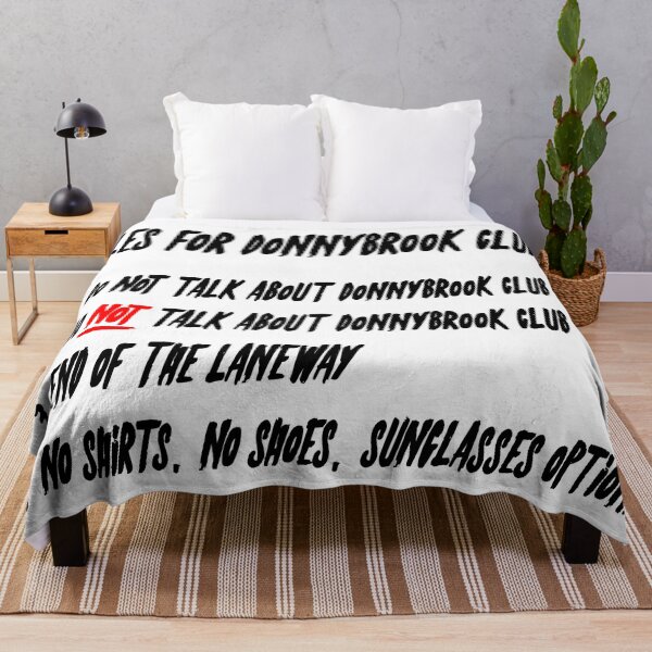 Item preview, Rules for Donnybrook Club (Black) designed and sold by SFXmedia.
