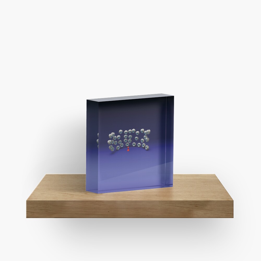 all eyes on me Acrylic Block