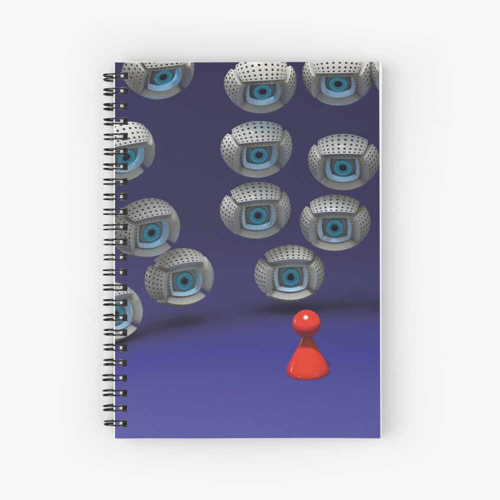 all eyes on me Spiral Notebook