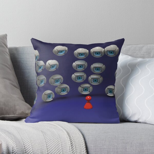 all eyes on me Throw Pillow