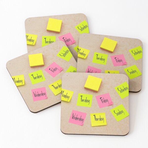 Item preview, Days Of Week Stick Notes designed and sold by sigoisette.