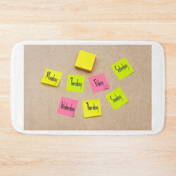 Item preview, Days Of Week Stick Notes designed and sold by sigoisette.