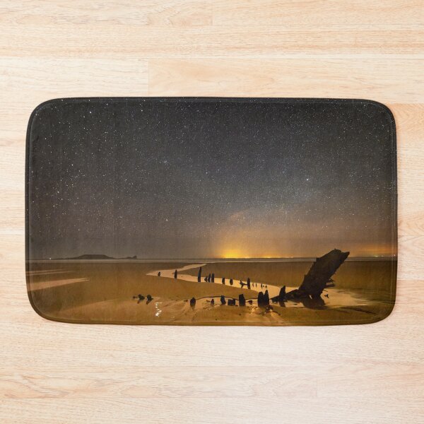 Item preview, Helvetia Wreck and Worms Head at Night designed and sold by Dan Santillo.