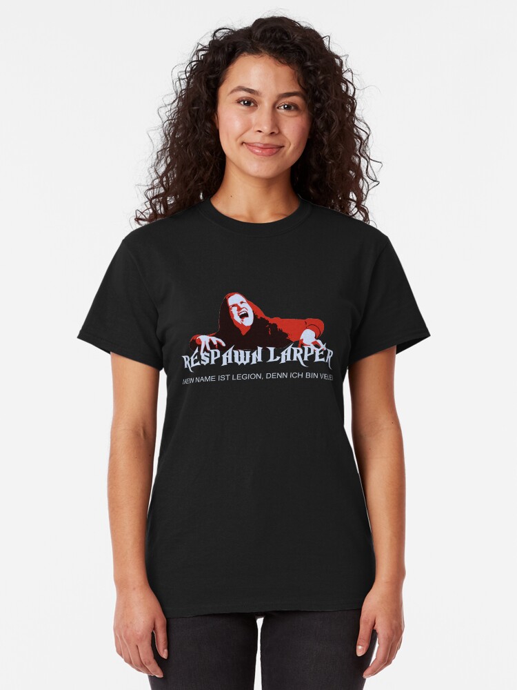 Alternate view of RespawnLARPer - My name is Legion Classic T-Shirt