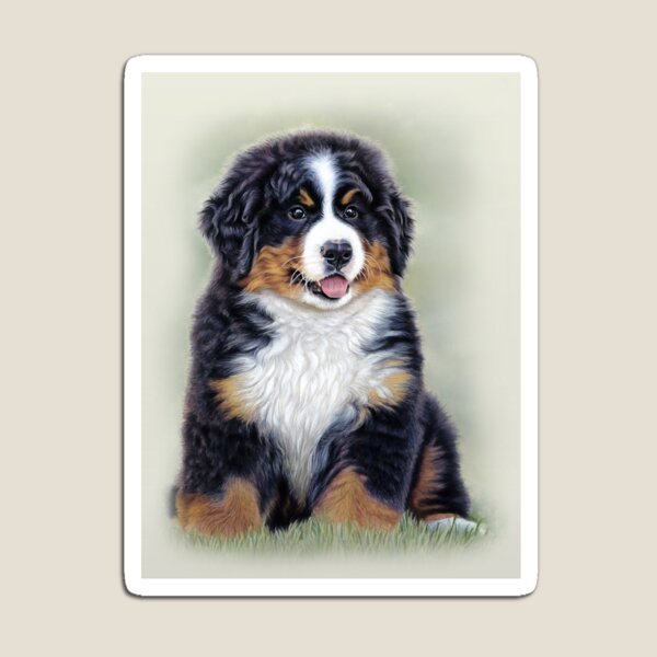 Item preview, Puppy Love - Bernese Mountain Dog Puppy designed and sold by Salty Dog Studio.