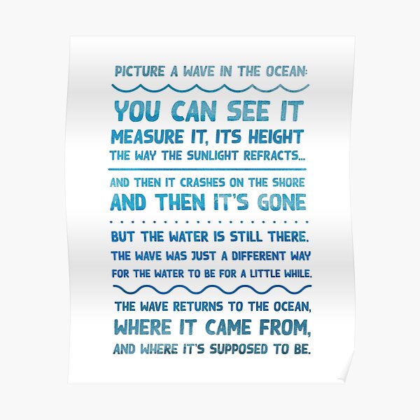 The Good Place - Imagine una ola Póster