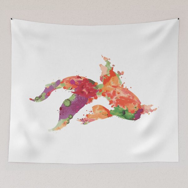 Item preview, watercolor fish designed and sold by somatosis.