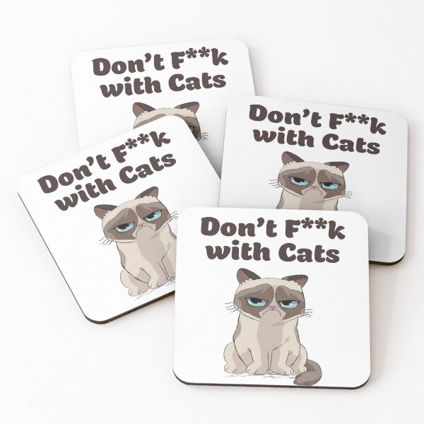 Item preview, Copy of Don’t f**k with cats typography text art quote by Word Fandom - wordfandom designed and sold by Kerry Pritchard.
