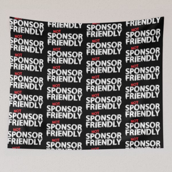 Item preview, Not Sponsor Friendly designed and sold by TalkWithDesign.