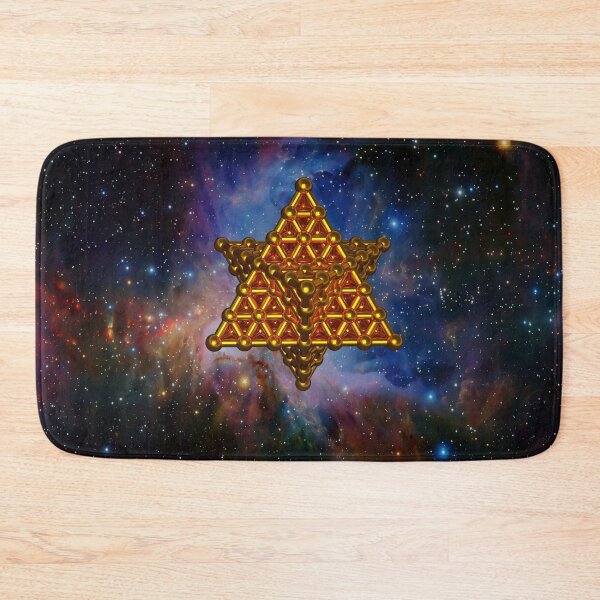 Merkaba Matrix Bath Mat