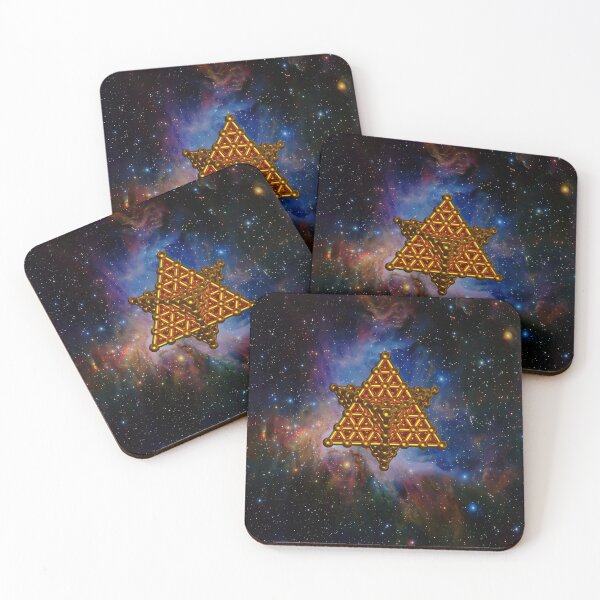 Merkaba Matrix Coasters (Set of 4)
