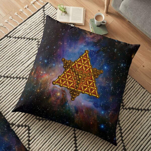 Merkaba Matrix Floor Pillow