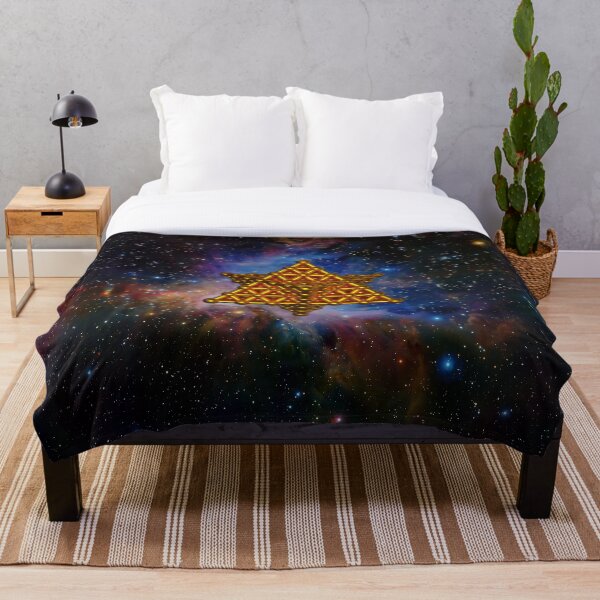 Merkaba Matrix Throw Blanket