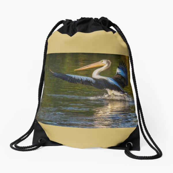 Elegant Landing Drawstring Bag
