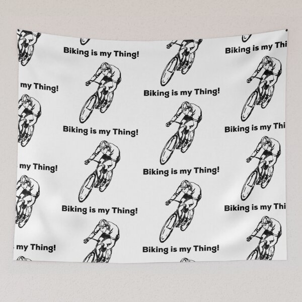 Item preview, Biking is My Thing! Gift Black  designed and sold by PupnkittyMania ⭐⭐⭐⭐⭐.