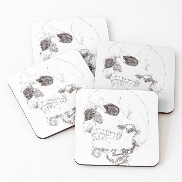 Item preview, Monoprint skull - Original artwork designed and sold by Pop-Art-Fandoms.