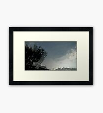 Hurricane Irene Doubletake Framed Print
