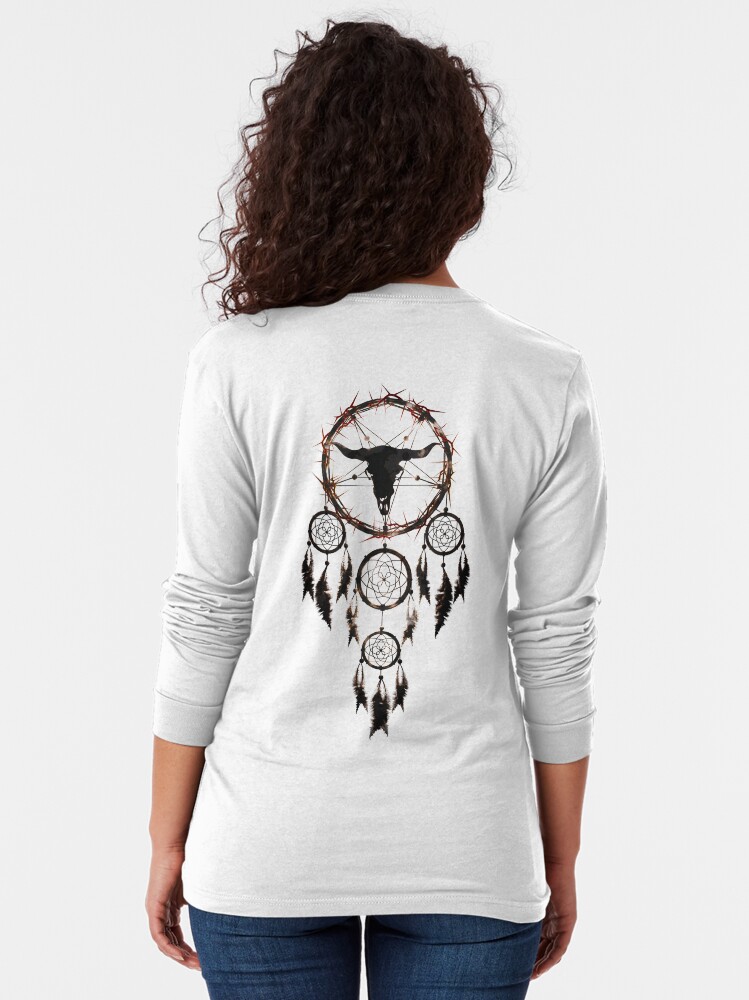 Alternate view of Summoning circle pentagram - Dreamcatcher Long Sleeve T-Shirt