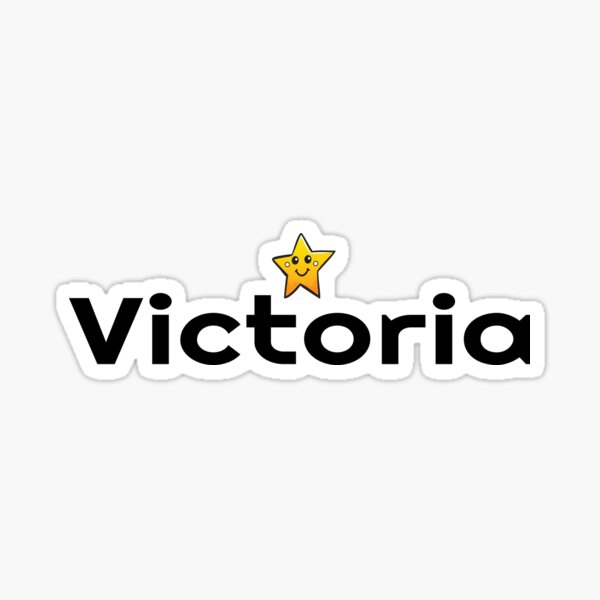 Victoria Sticker Stickers Paper Stickers Labels And Tags Pe