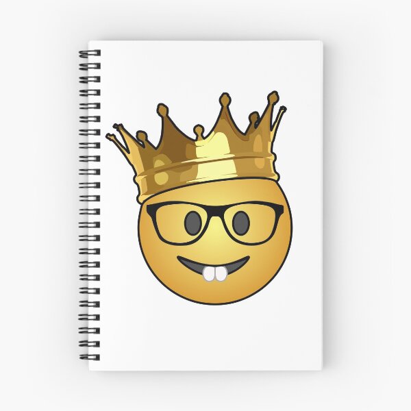 Item preview, Being nerd is king geek with a crown designed and sold by NerdySherds.