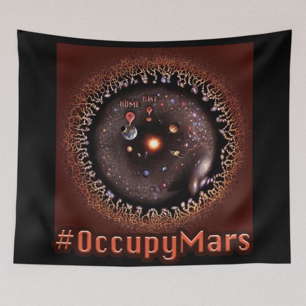 Item preview, Occupy Mars Planet B and the Universe designed and sold by Pablo Carlos Budassi.