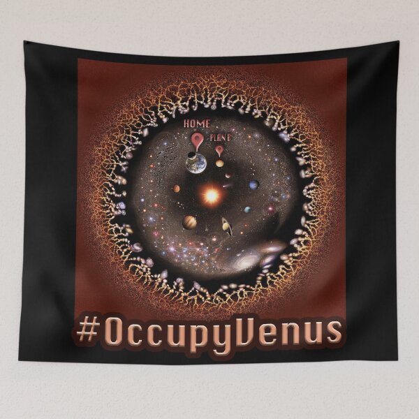 Item preview, Occupy Venus Planet B and the Universe designed and sold by Pablo Carlos Budassi.