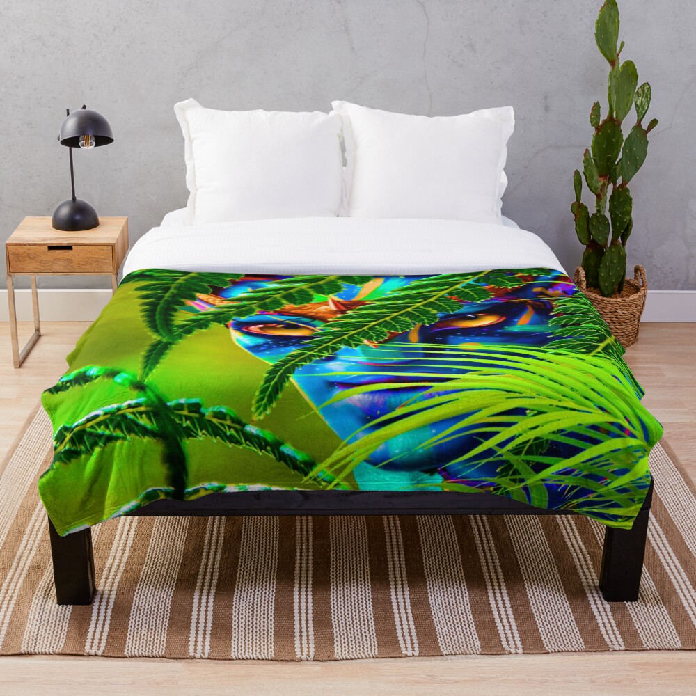 World of Pandora - Avatar - Neytiri Throw Blanket