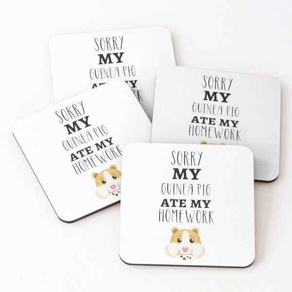 Item preview, Sorry My Guinea Pig Ate My Homework designed and sold by PinkPandaPress.