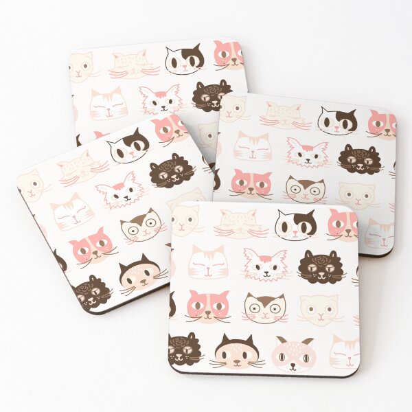 Item preview, cute cat faces designed and sold by ECLECTICimprint.