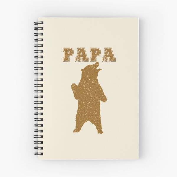 Item preview, Papa bear typography text art quote by Word Fandom - wordfandom designed and sold by Kerry Pritchard.