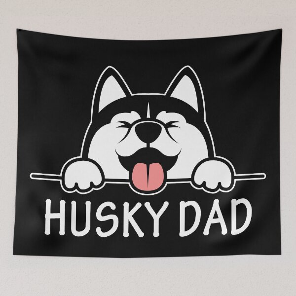 Item preview, Siberian Husky Dad designed and sold by SoccaTamam.