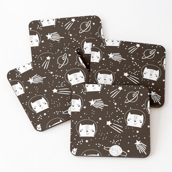 Item preview, Dark Space Cat Cowboy designed and sold by ECLECTICimprint.