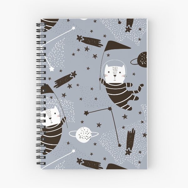 Item preview, Grey Space Cat Cowboy designed and sold by ECLECTICimprint.