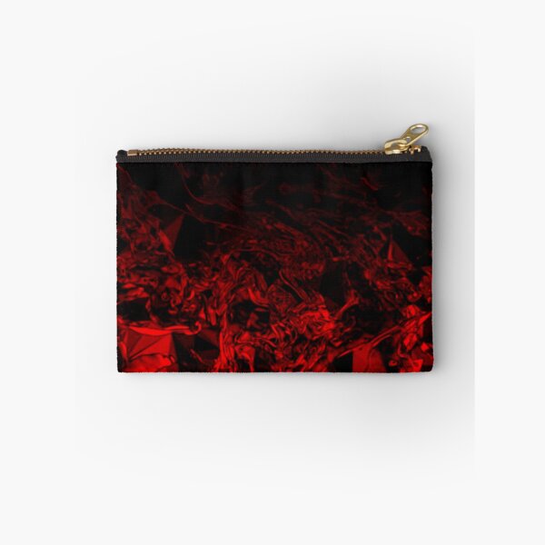 Artikelvorschau, Red Nite - polygonale Strudel der schwarzen und roten abstrakten Steigung entworfen und verkauft von JaycraveDesigns.