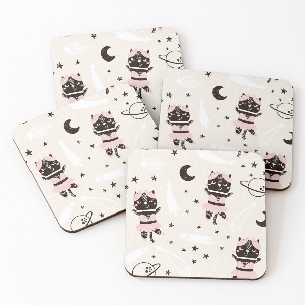 Item preview, Space Cat Ballerina designed and sold by ECLECTICimprint.